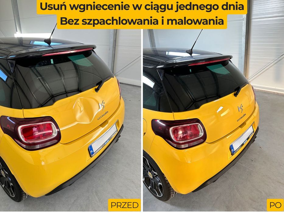 Usuwanie wgnieceń bez lakierowania PDR / Naprawy po gradobiciu