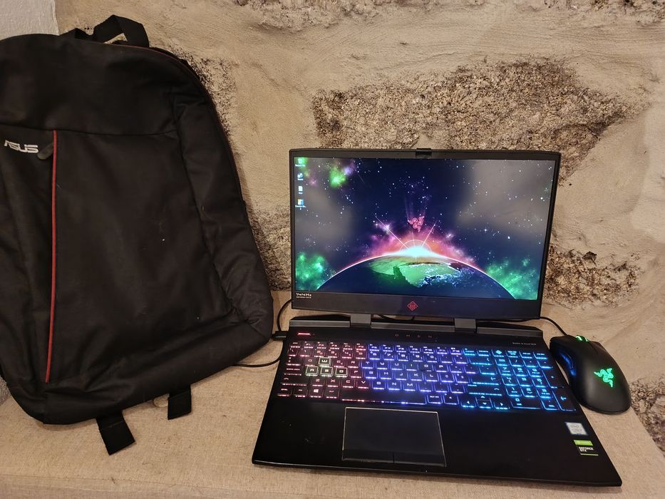 Vendo/troco HP OMEN 15-dc1036np 15.6" i7 16GB 512GB GTX 1660 TI RGB 14
