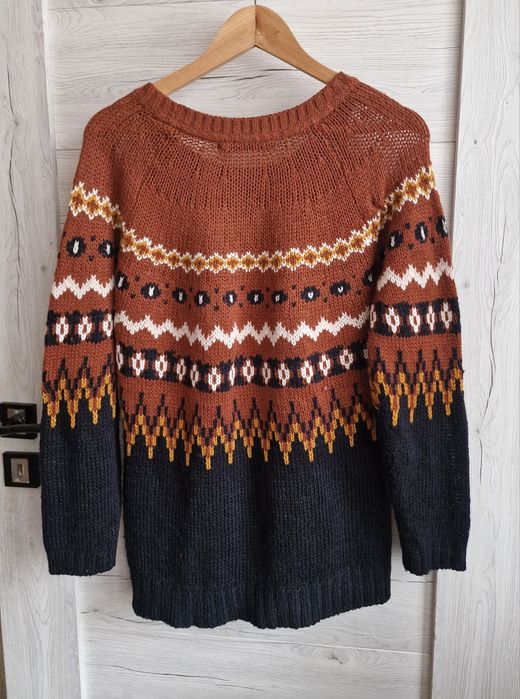 Uroczy sweter skandynawski Ofelia XL