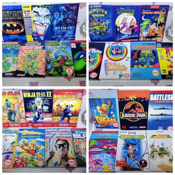 Коробка для картриджа  Утиные истории. Dendy