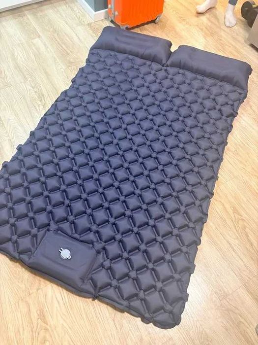 Коврик двухспальный самонадувной‼️, каремат, матрац с насосом 190х120