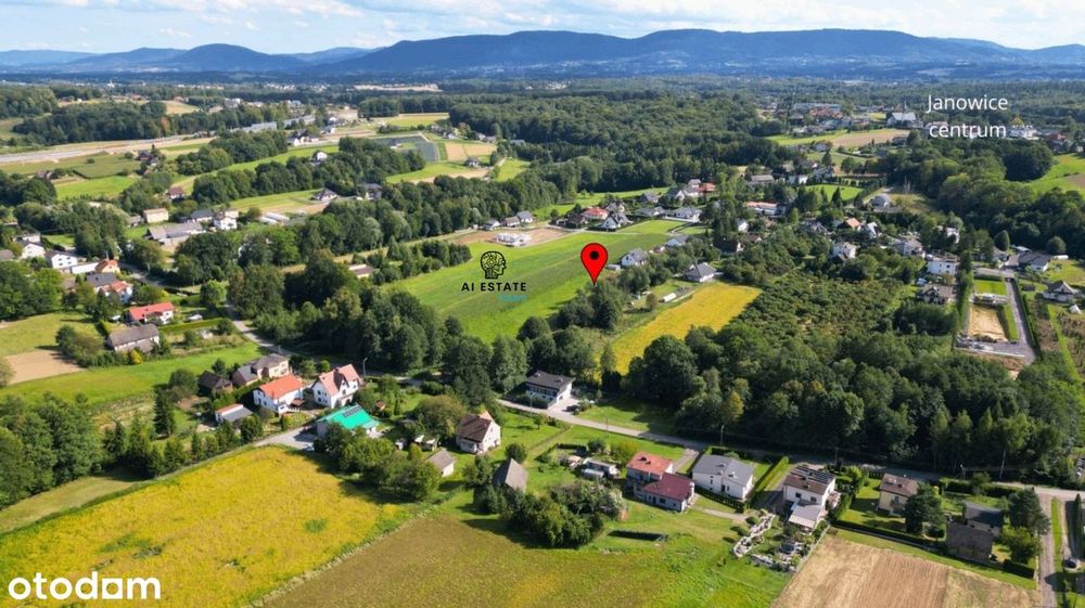 Uzbrojona działka w 926m² Janowicach