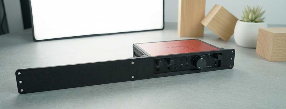 Rackmount do Focusrite 4i4 3th Gen, uszy rackowe 19" uchwyt mocowanie
