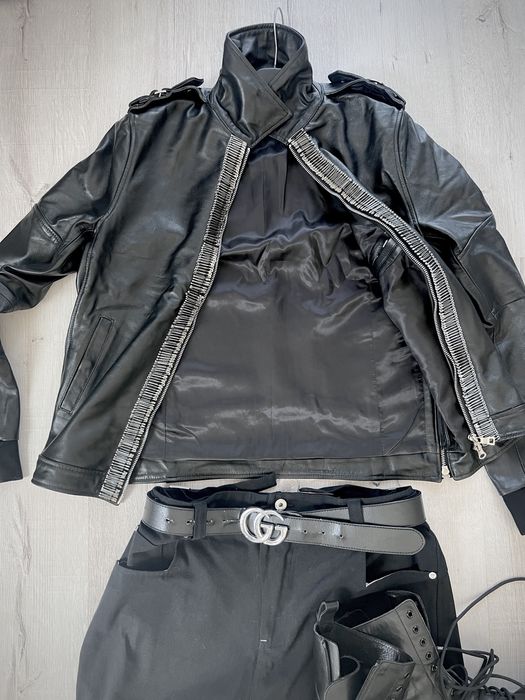leather jacket fashion - купить товары моды и стиля - Цена на OLX.ua