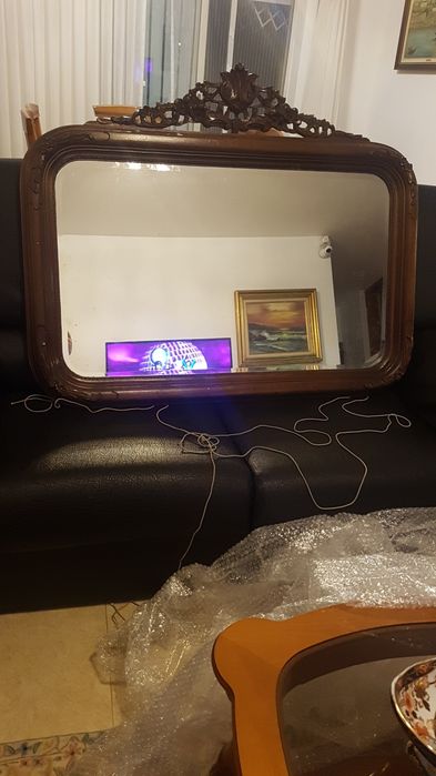 Espelho em talha antigo