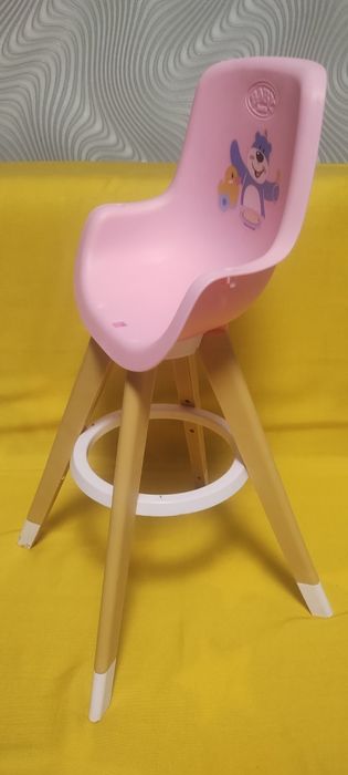 Високий стільчик для ляльки BABY born