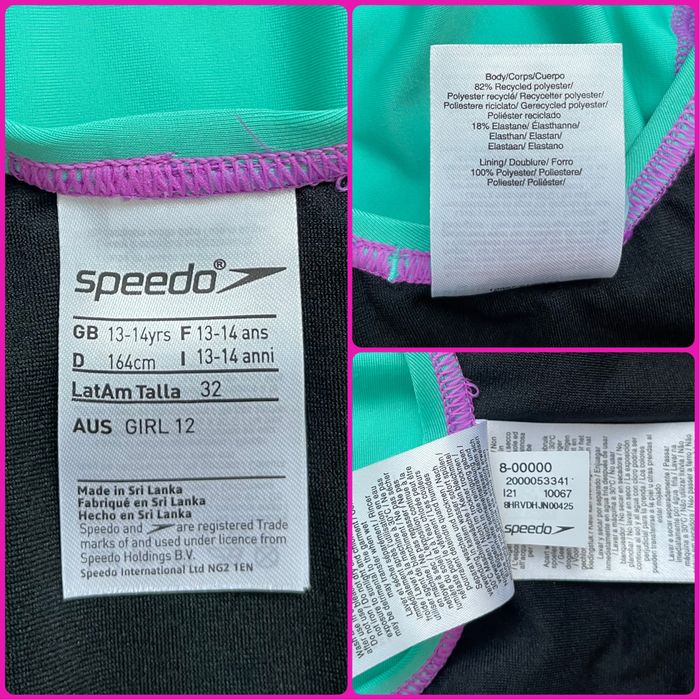 Новий суцільний купальник Speedo оригінал для дівчинки 13-14 років