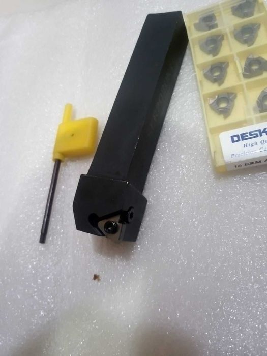 Suporte de pastilhas p/ torno de 25mm + 10 pastilhas de roscar