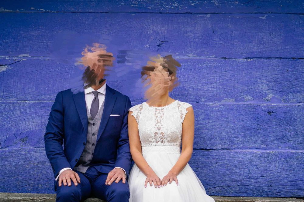 Piękna, muślinowa suknia ślubna