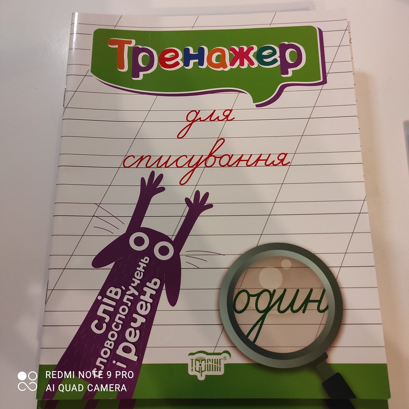 Тренажер для списування. Прописи. Вправи з української мови 2 клас: 35 ...