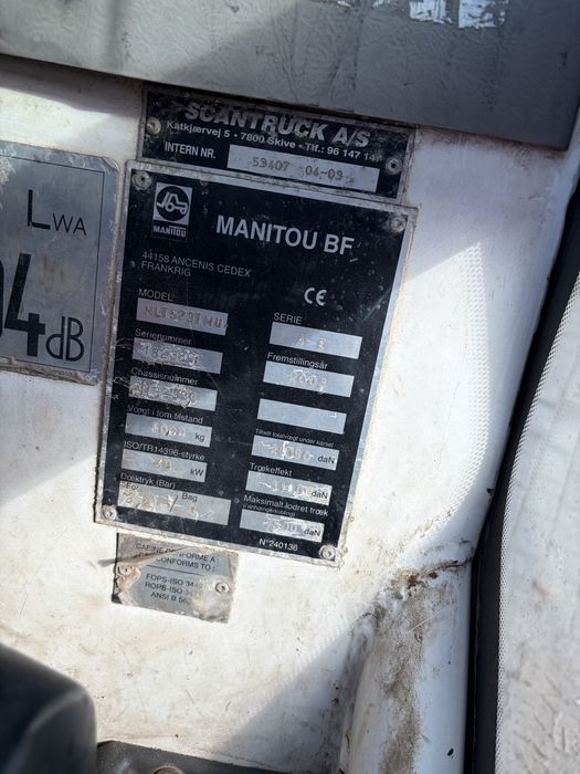 Mini ładowarka teleskopowa Manitou MLT 523 turbo
