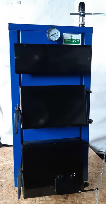 Котли твердопаливні БілЕко-13К/4 на дровах і вугіллі
