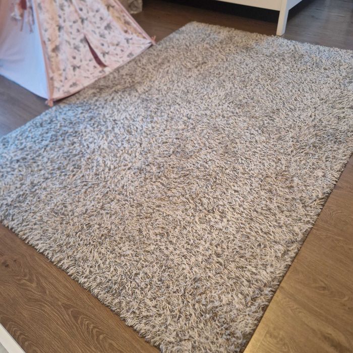 Dywan 200x275 szaro biale wloski