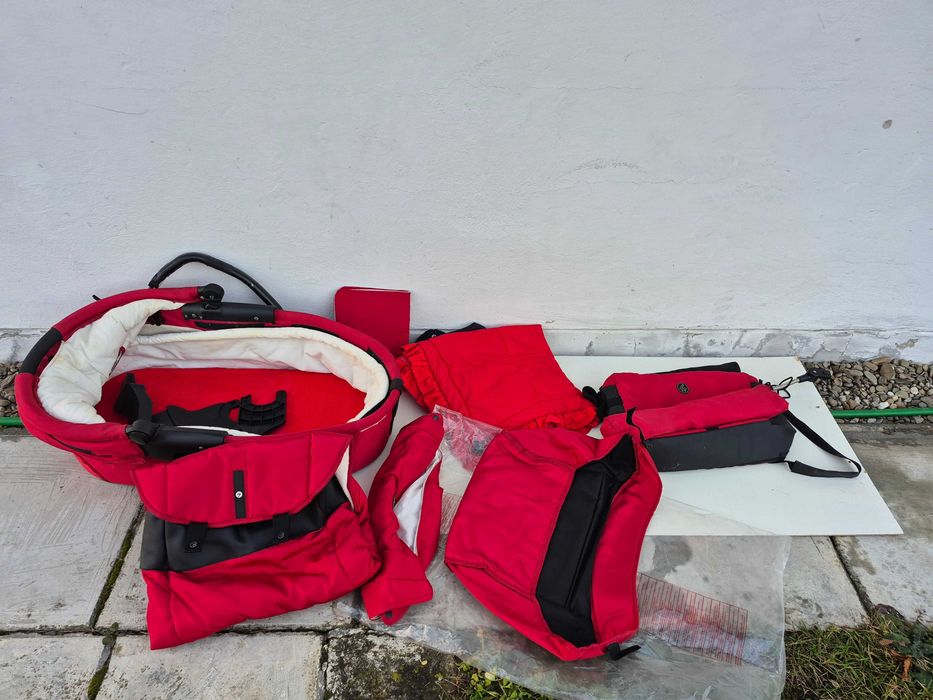 Wózek dziecinny 2 częściowy i dużo akcesoriów