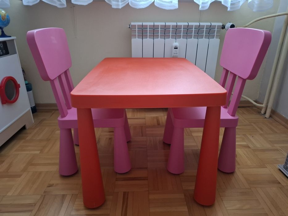 MAMMUT stolik + 2 krzesła