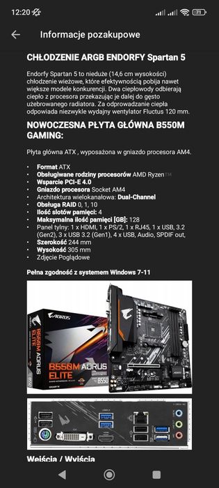 Komputer Gaming PC Ryzen 9 5900X / RTX 4060 / 32GB RAM / SSD 1TB / RGB