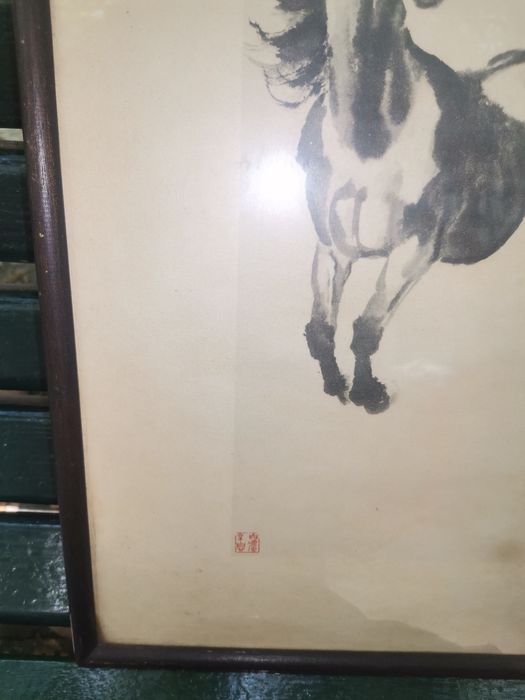 Quadro Xu BEIHOMG das oficinas Rongbaozhai