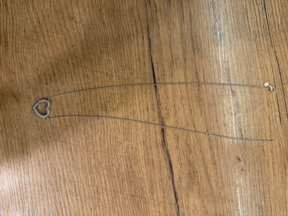 Naszyjnik Pandora serce srebro