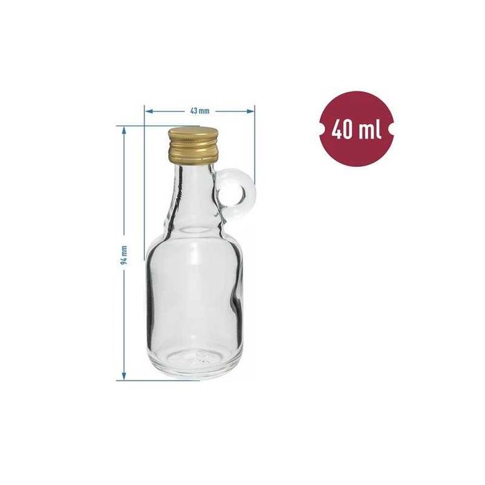 Butelka Galonik 40ml z zakrętką - 40szt.