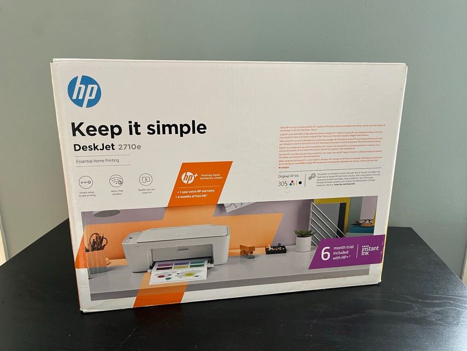 Impressora HP Deskjet 2710e + 8 tinteiros