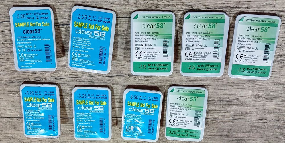 Контактні лінзи Clear 58 ClearLab
