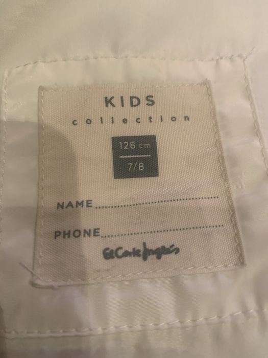 Casaco branco de inverno