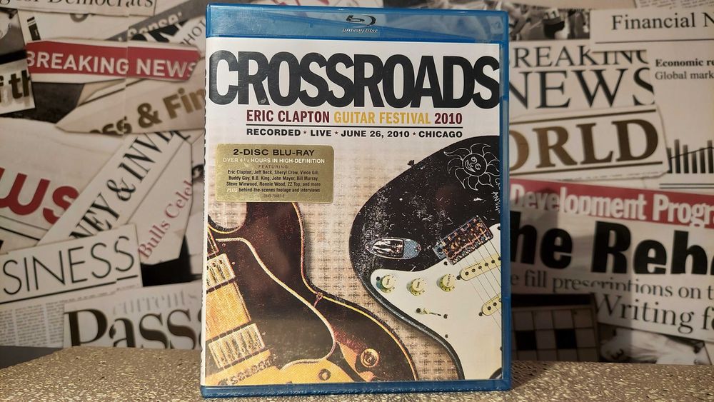 Crossroads - Eric Clapton Guitar Festival 2010 Live Koncert 2x Blu-ray