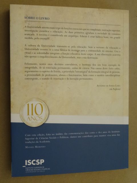 Valorizar a Tradição de Instituto Superior de Ciências Sociais e Pol.