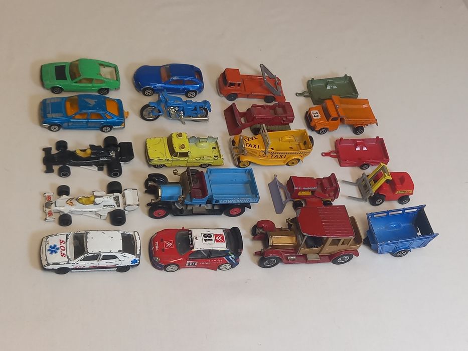 20 Carros Majorette Matchbox Husky Norev gone Days made France England