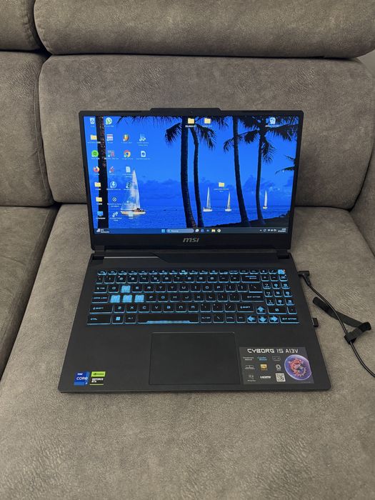 Okazja Laptop MSI Cyborg Gwarancja rtx4050 32gb i7-13620h SSD1024