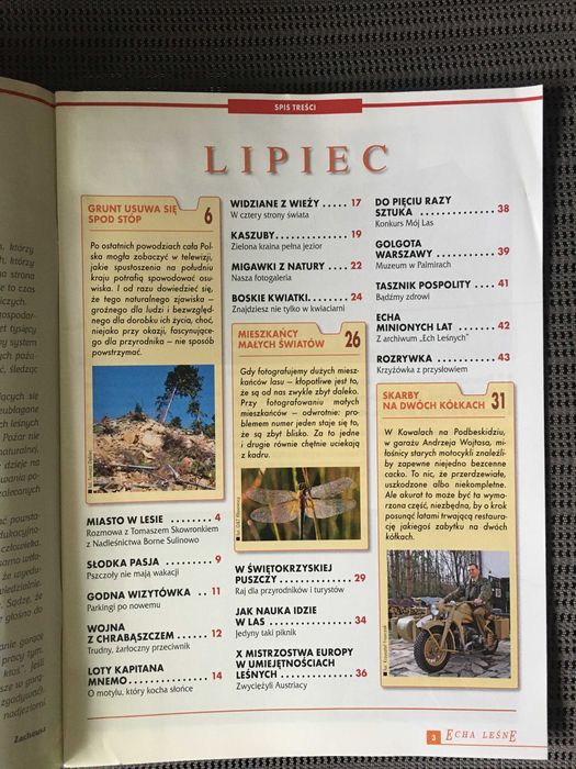 Echa Leśne - nr 7 i 9 z 2011 r. dwa numery