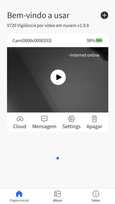 Mini camera vigilância wi-fi