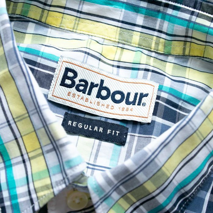 Barbour regular fit koszula w kratę L
