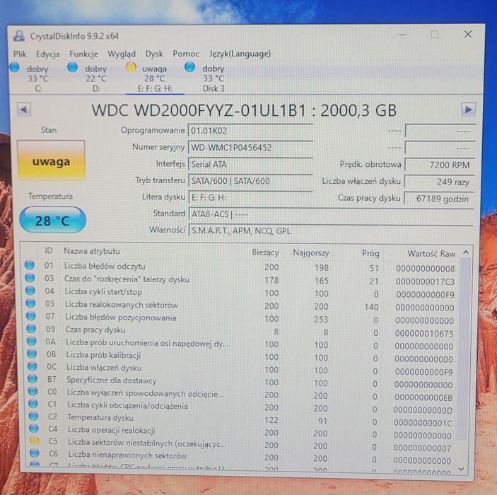 Dyski HDD 18TB WD Seagate mediamax