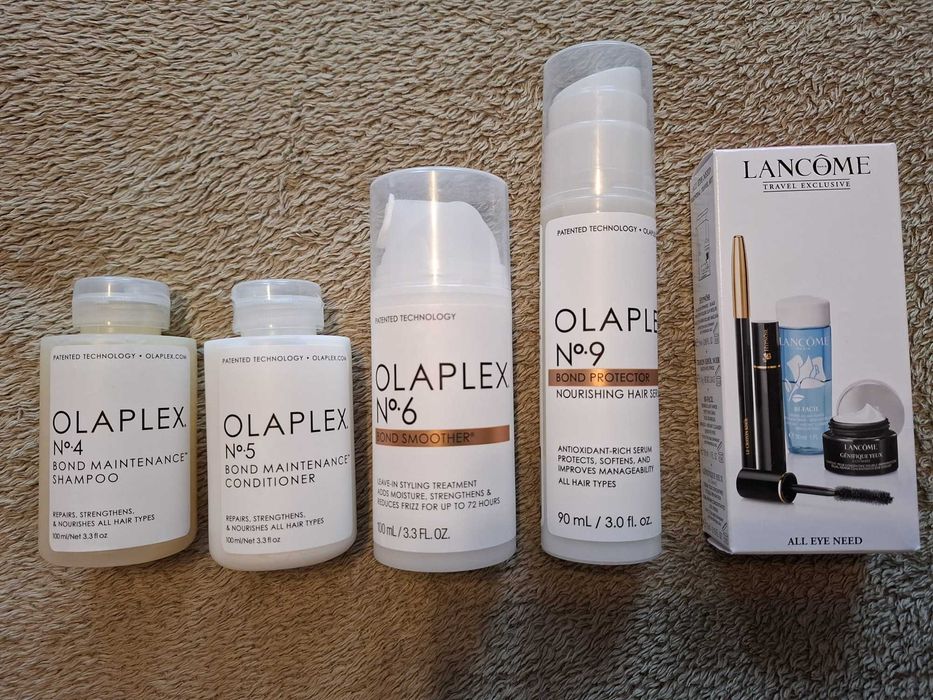 OLAPLEX - szampon, odżywka, krem i protector oraz zestaw do oczu