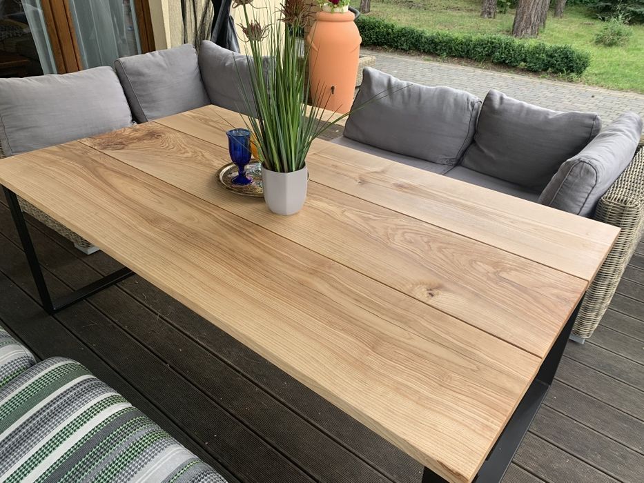 Stół Loft Industrial Drewno Metal