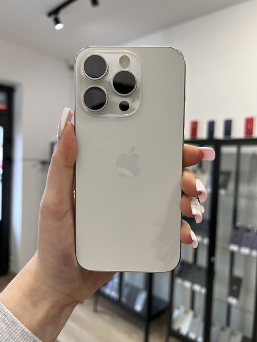 Telefon iPhone 15 PRO 128GB Biały Apple Gwarancja iTrade