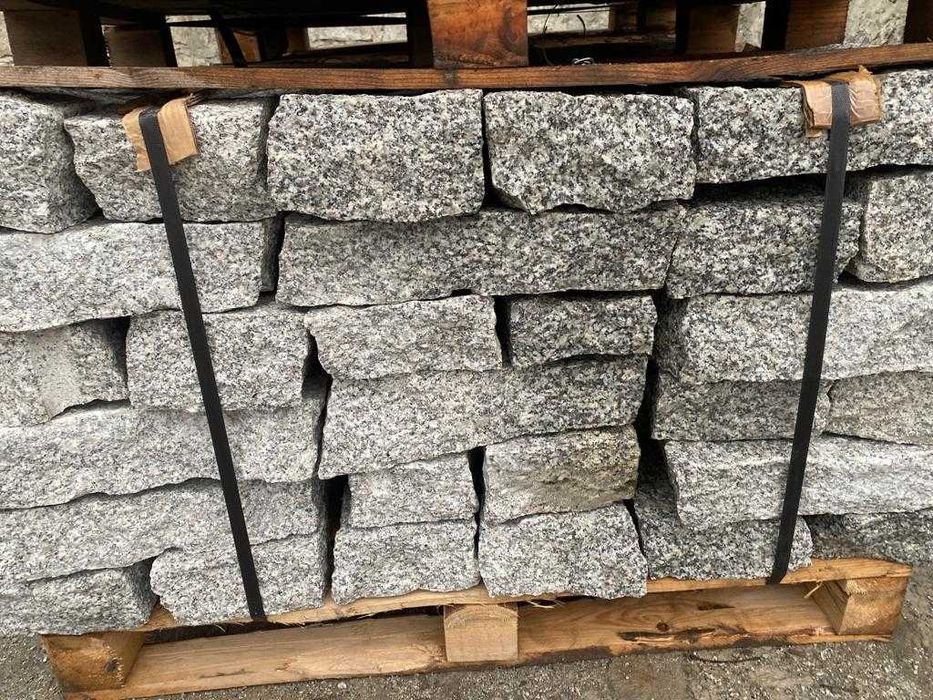 Opornik granitowy , krawężnik, obrzeże, szary