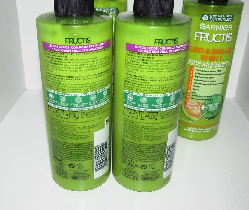 Conjunto Cremes Garnier + Mascara Loreal, "Sem agua"