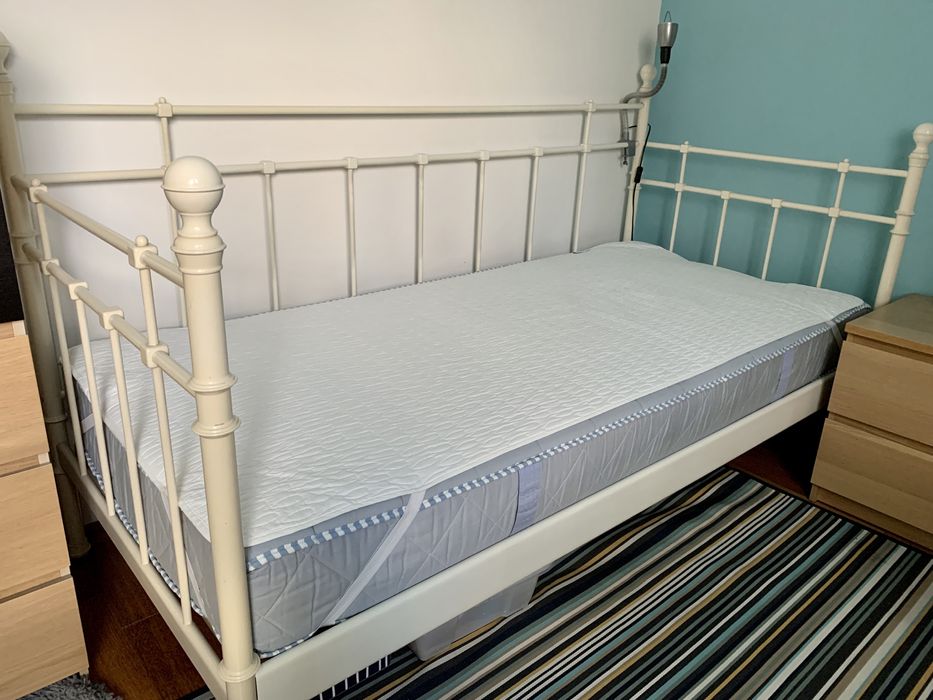 Ikea Tromsnes stylowe łóżko leżanka