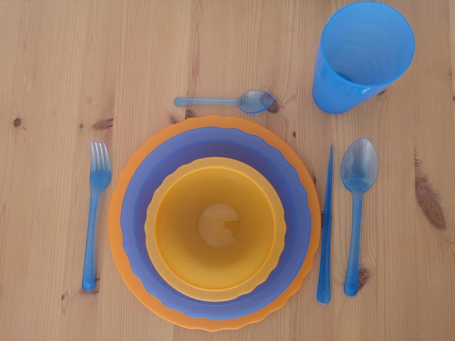 Conjunto de mesa da snips - 8 peças