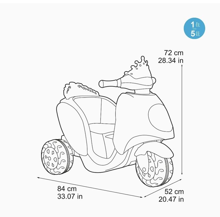 Mini mota electrico para meninas 2-5 anos