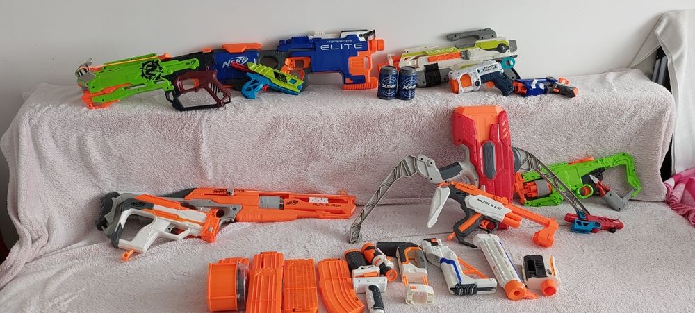 Zestaw nerf dodatki i magazynki