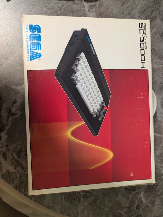 Consola rara SEGA SC-300H.Dentro da caixa.