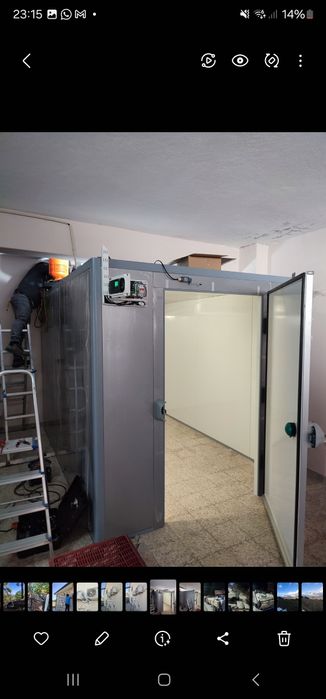 Ar condicionado condicionado e câmaras frigoríficas