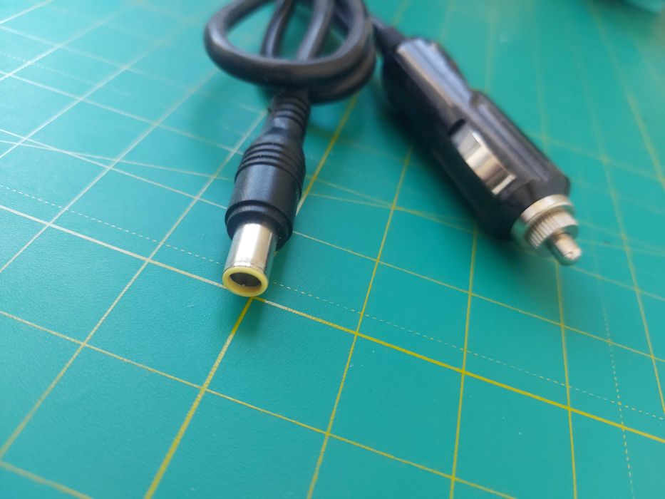 Кабель для заряджання зарядних станцій від прикурювача, роз'єм DC7909