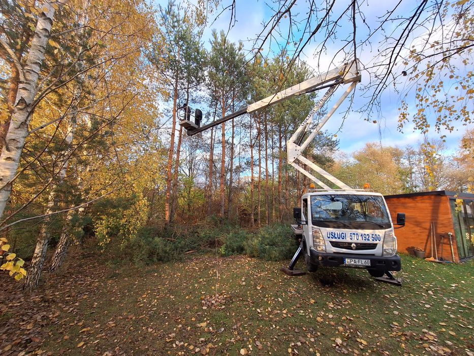 Podnośnik koszowy zwyżka na wynajem 24m