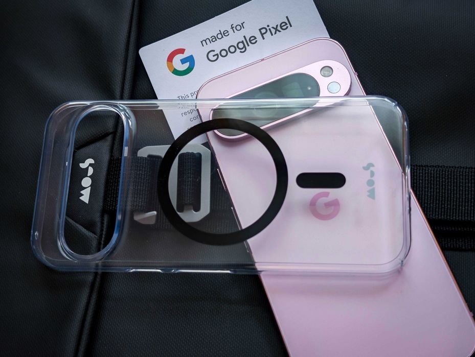 Чехол Mous Super Thin Crystal Clear для Pixel 9 / 9 Pro (не XL). С MagSafe.