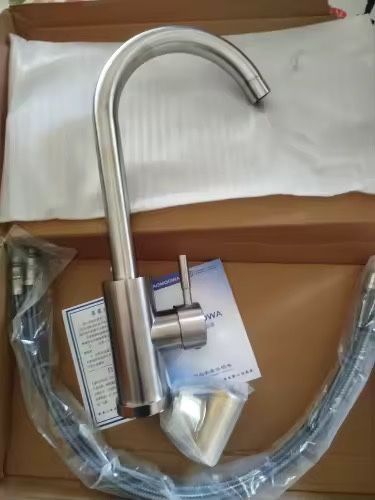 Torneira misturadora bancada de cozinha nova inclui bichas