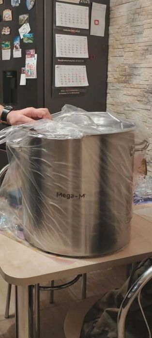 Duży Garnek ze stali nierdzewnej 50l